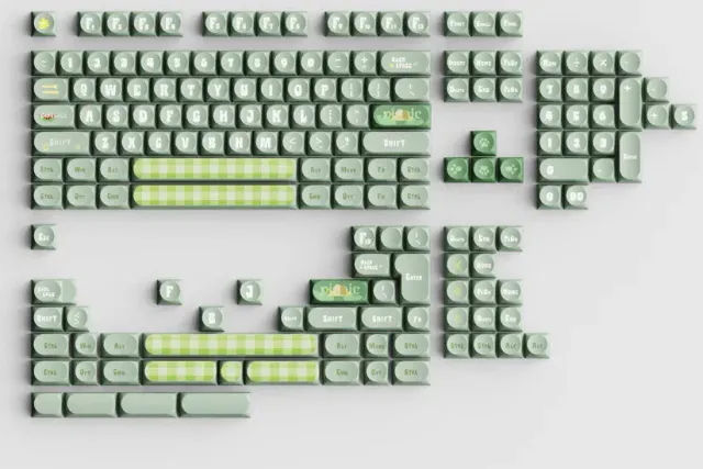 Chilkey Summer Picnic keycaps 170 tasti PBT DDA ISO