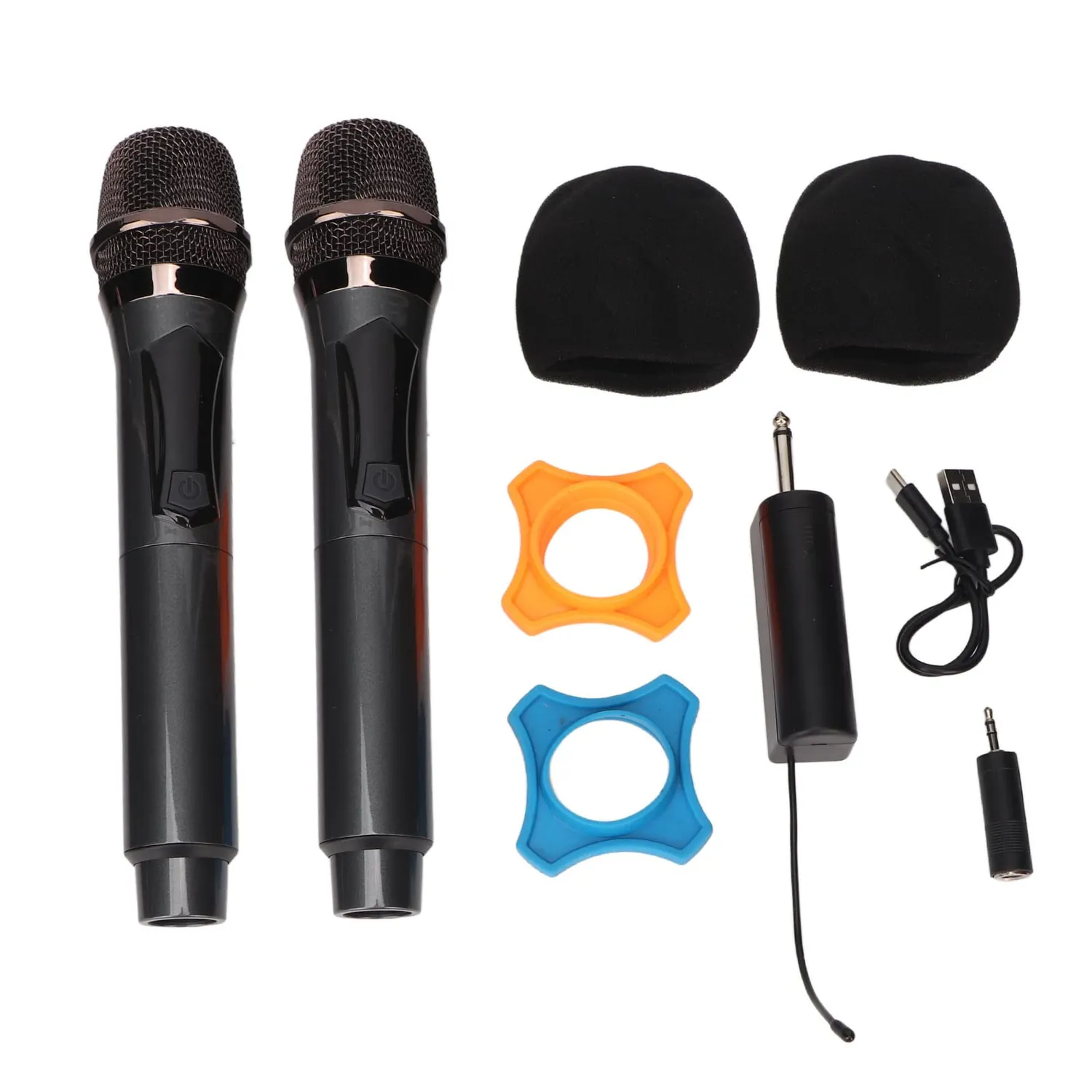 Zunate microfono wireless palmare dinamico karaoke 50m