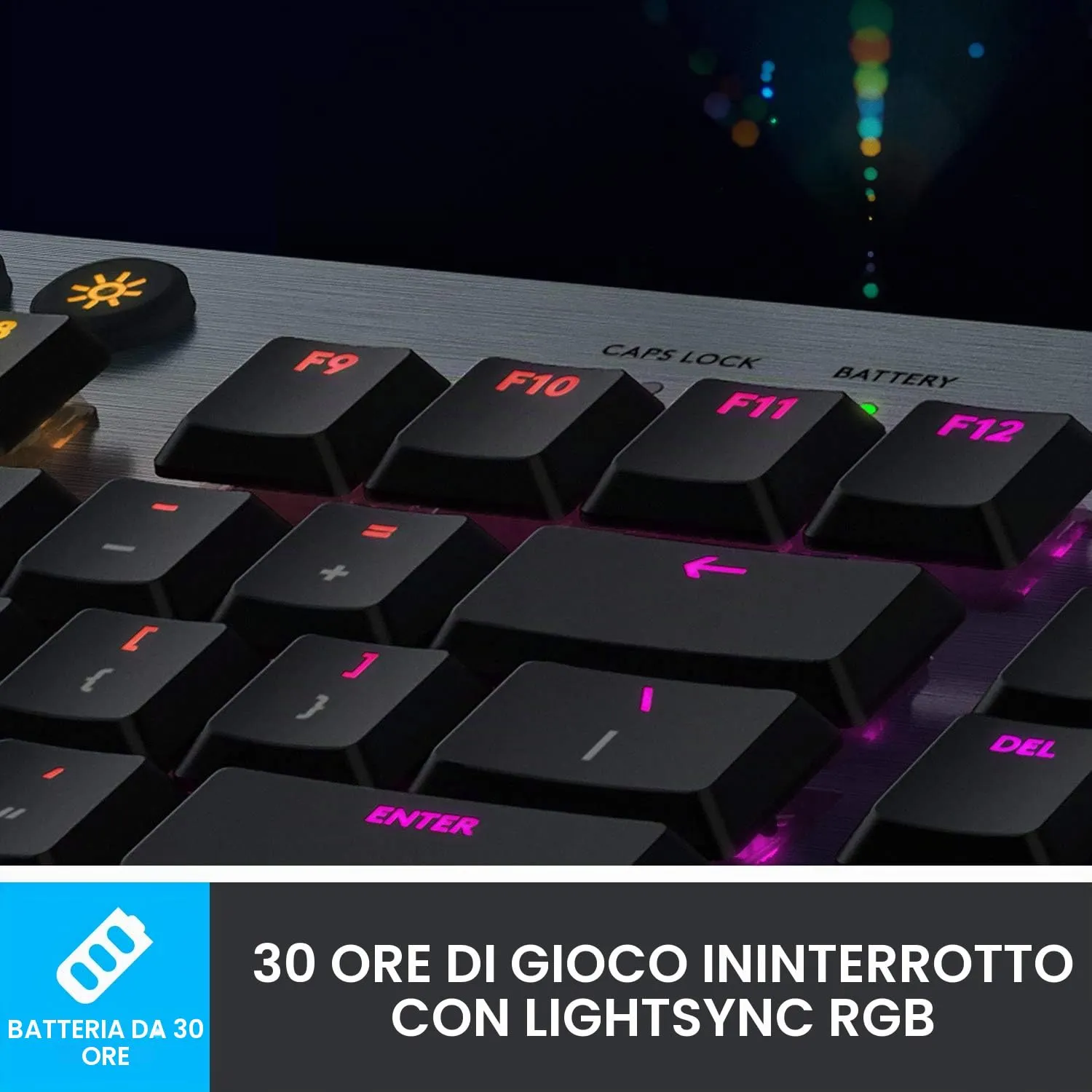Logitech G G915 Tastiera Gaming Wireless GL Tactile
