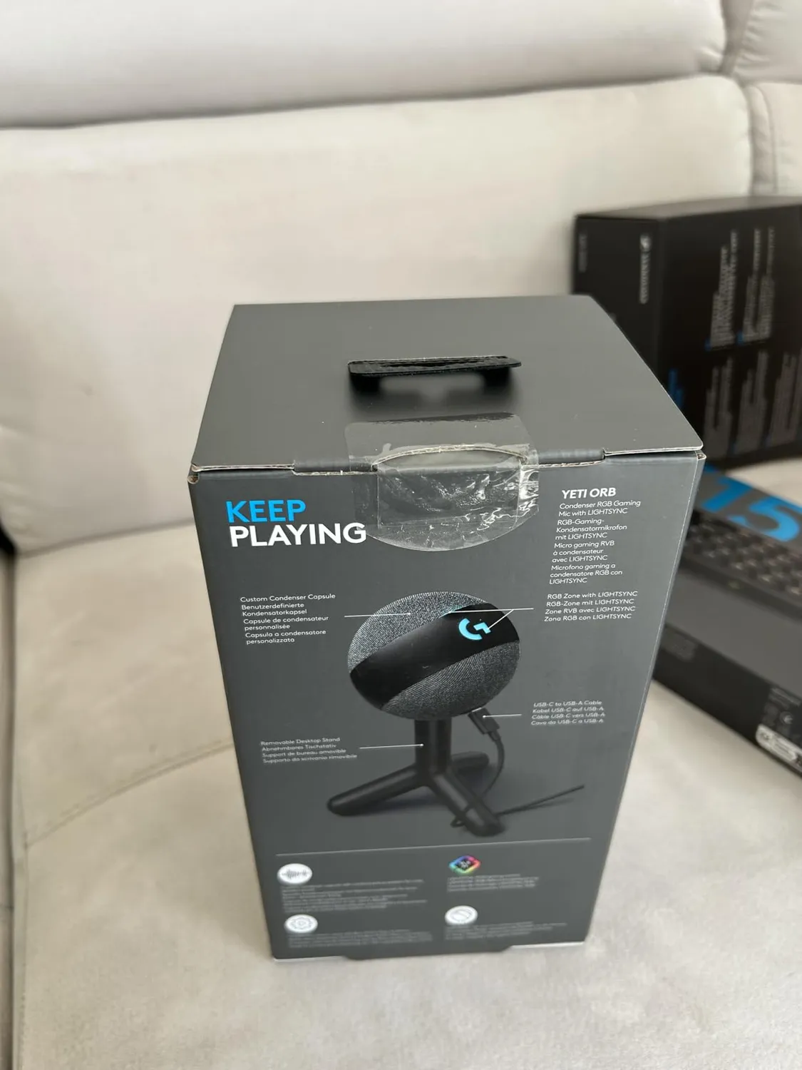 Logitech G Yeti Orb microfono USB nero RGB