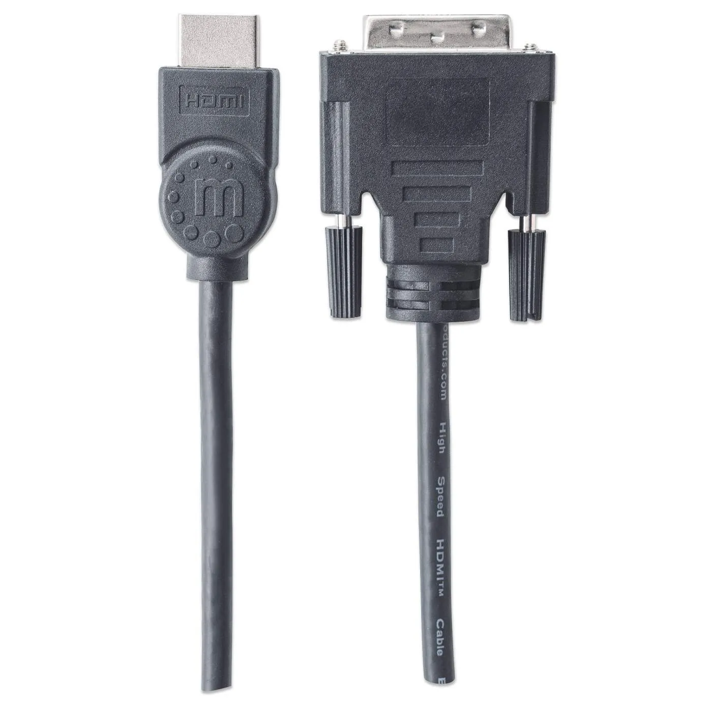 Manhattan Cavo HDMI-DVI-D 1,8 m Full HD