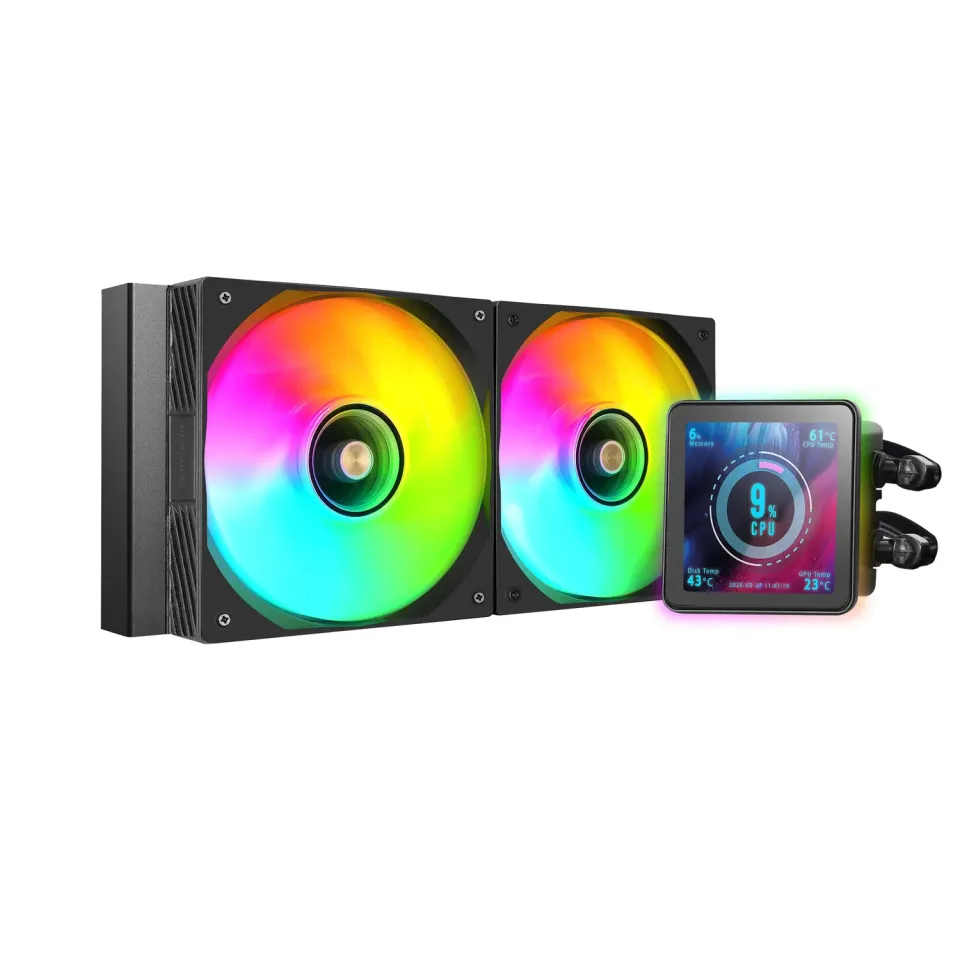 Mars Gaming ML-VISIONPRO240 Dissipatore Liquido 240mm Nero LCD