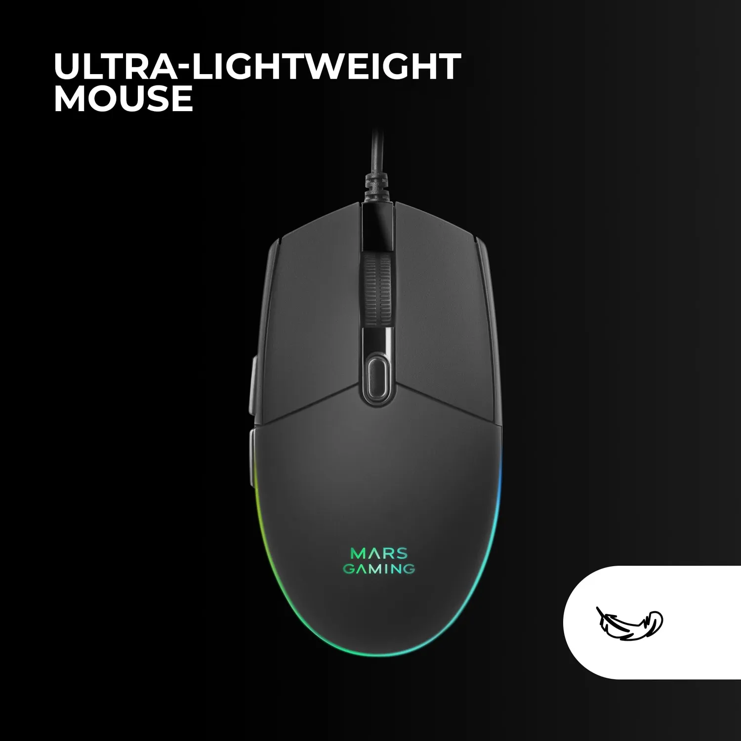 Mars Gaming MCP-RGB3 pack gaming nero italiano