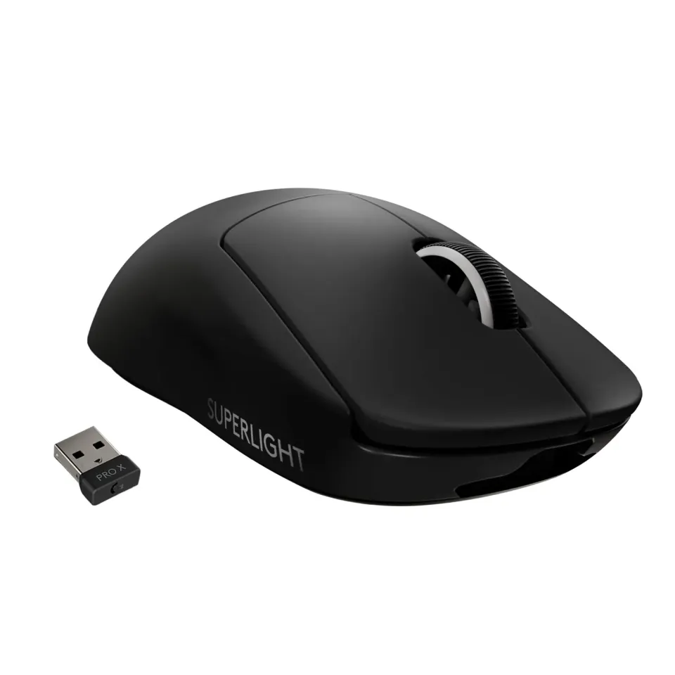 Logitech G PRO X SUPERLIGHT mouse gaming wireless nero 63 g