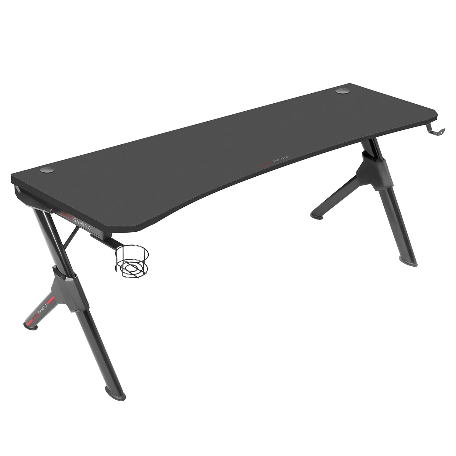 Marsgaming MGD-X140RGB scrivania gaming 140x60 bianca ARGB