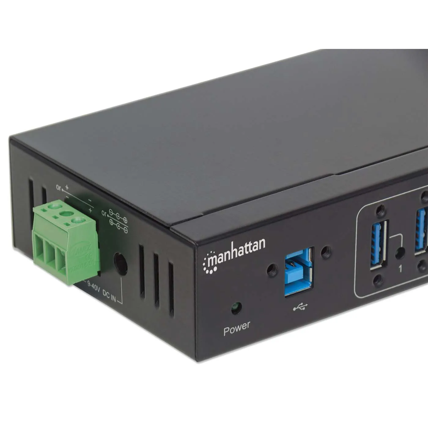Manhattan Hub USB 3.0 industriale 7 porte 5 Gbps