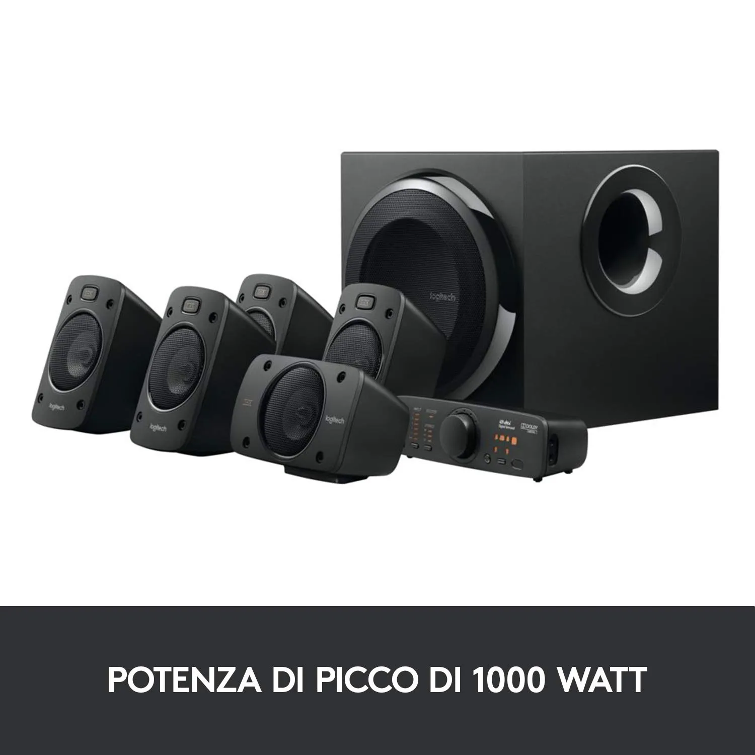 Logitech Z906 Sistema Altoparlanti 5.1 THX 500W RMS