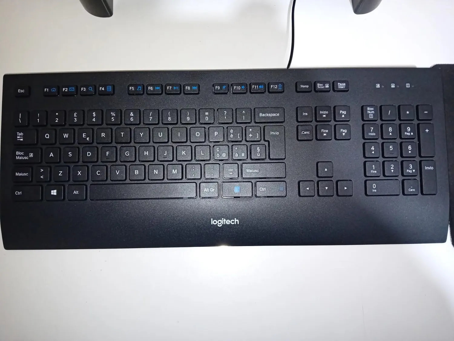 Logitech K280e Pro tastiera con filo USB silenziosa
