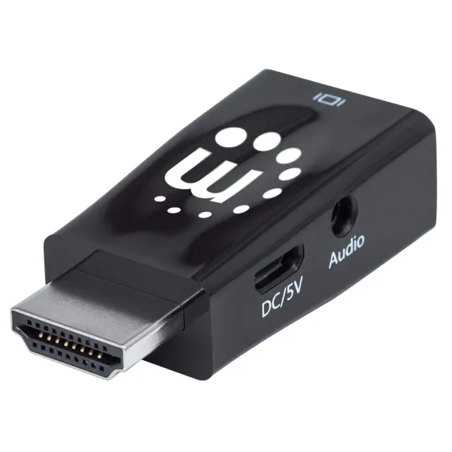 Manhattan Adattatore HDMI-VGA Micro con Audio