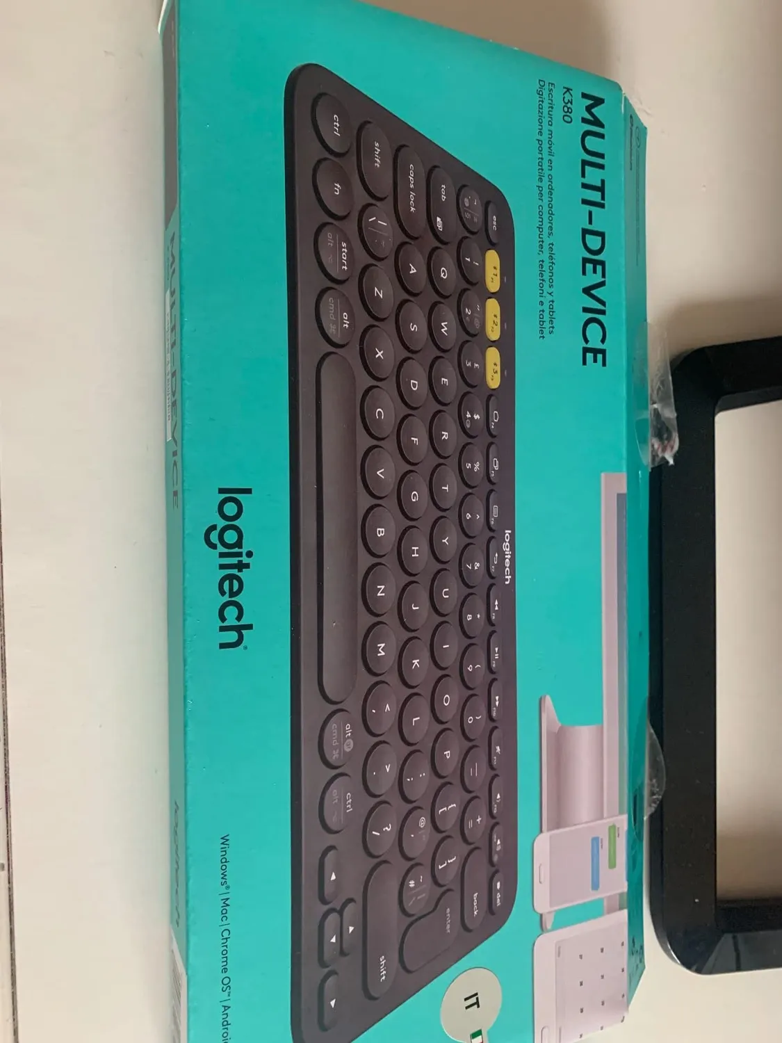 Logitech K380 tastiera Bluetooth nera ITA QWERTY