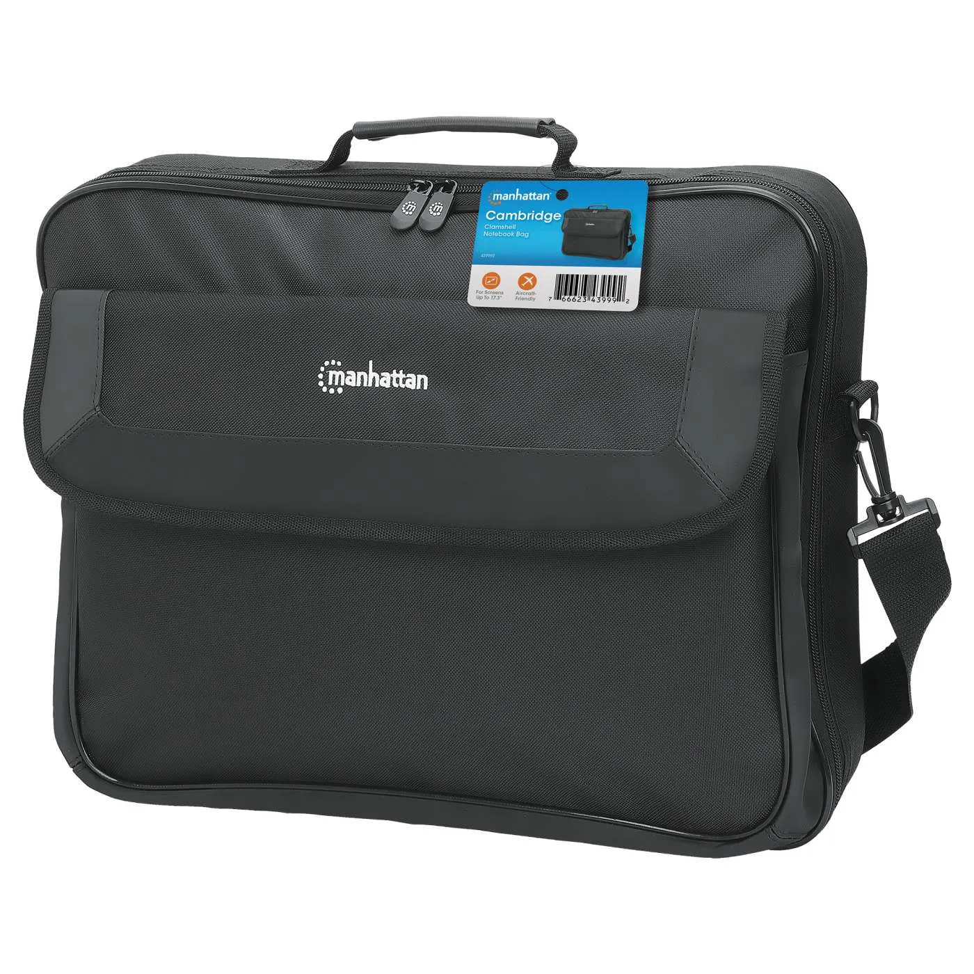 Manhattan Cambridge Borsa PC 17.3" Nera