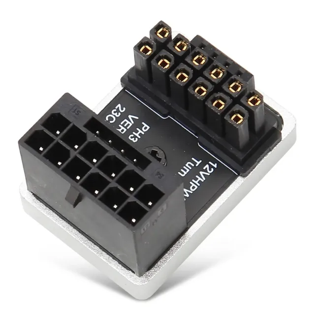 Zunate Adattatore GPU 16 pin 180° argento 600W PCIe