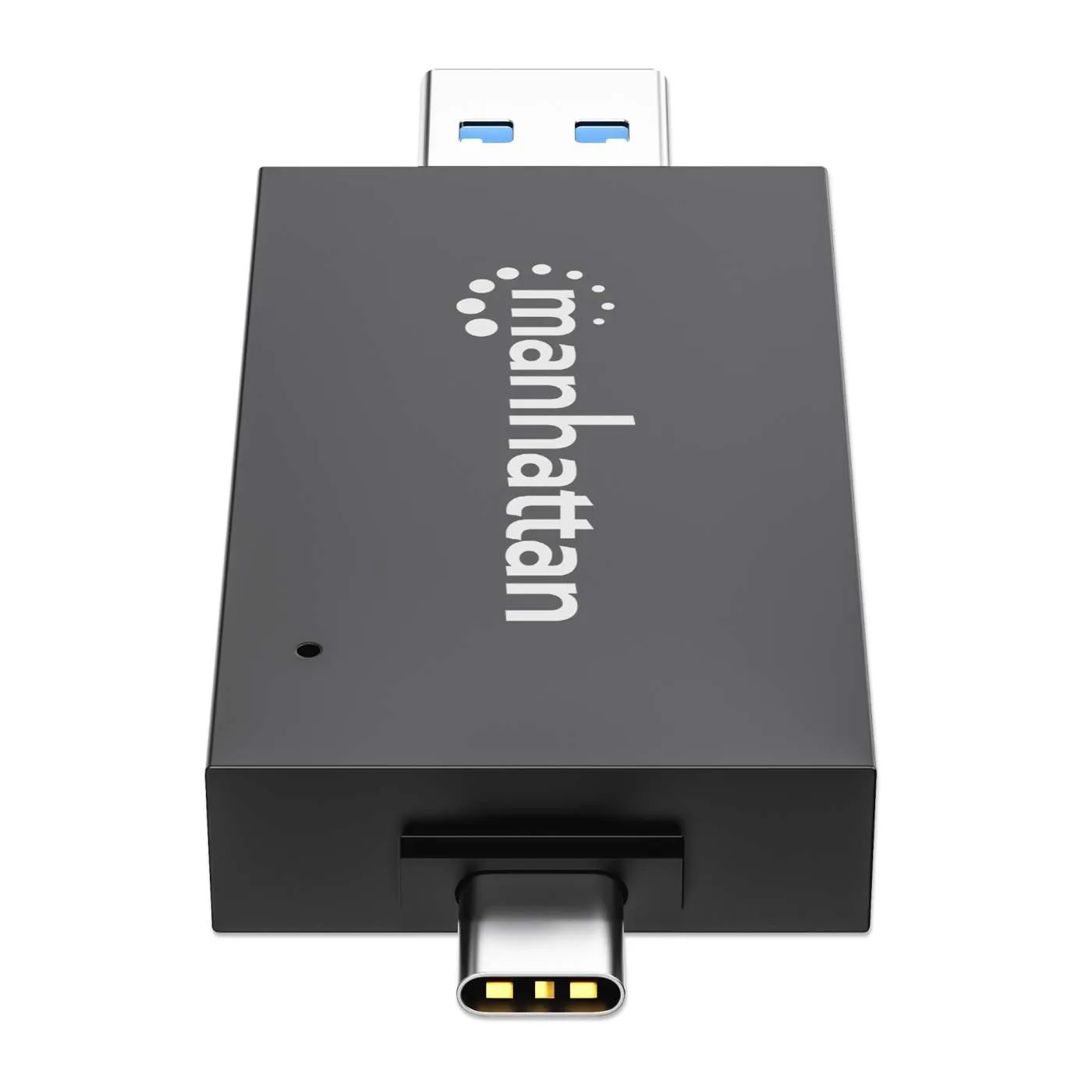 Manhattan USB 3.0 Type-C Type-A Combo lettore schede SD microSD 5 Gbps