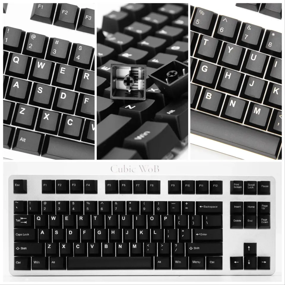 Tai-Hao WoB set keycap ABS 121 US nero