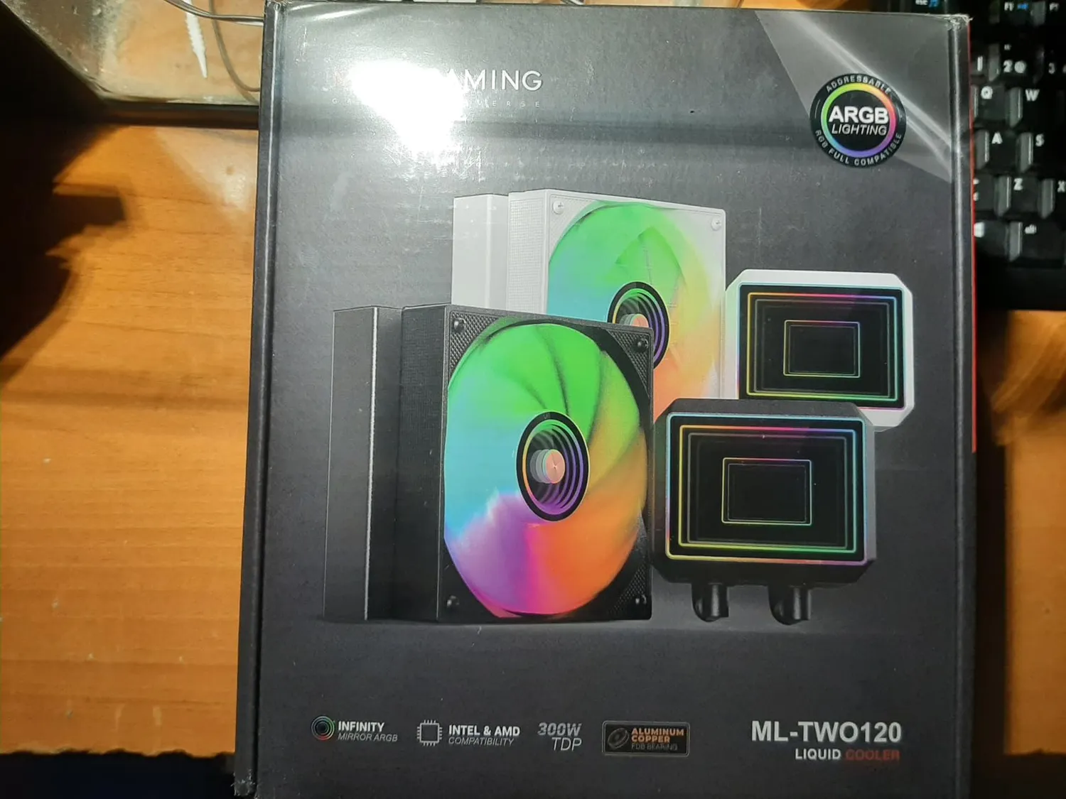 Mars Gaming ML-TWO120 dissipatore a liquido nero 120mm