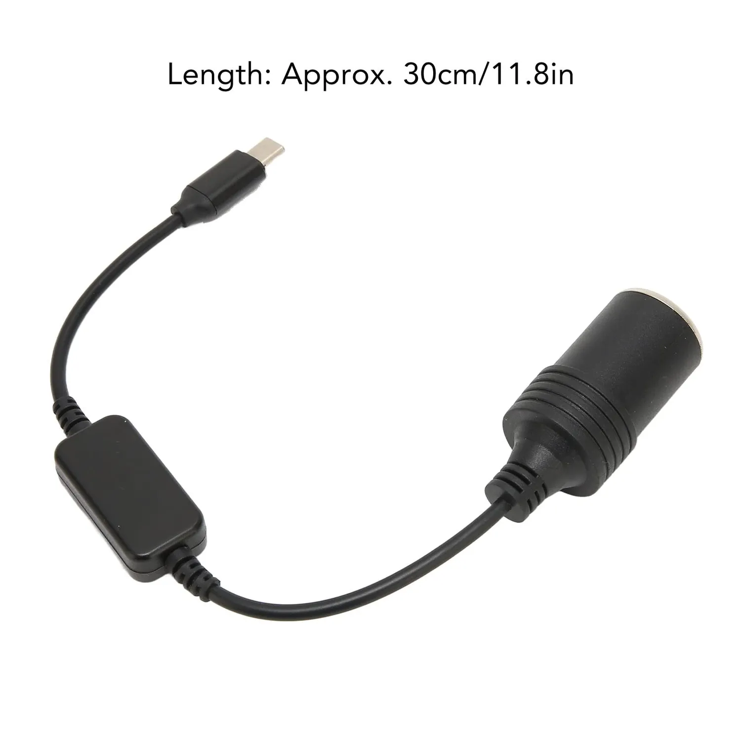 Zunate adattatore USB-C a presa accendisigari 12V 30 cm