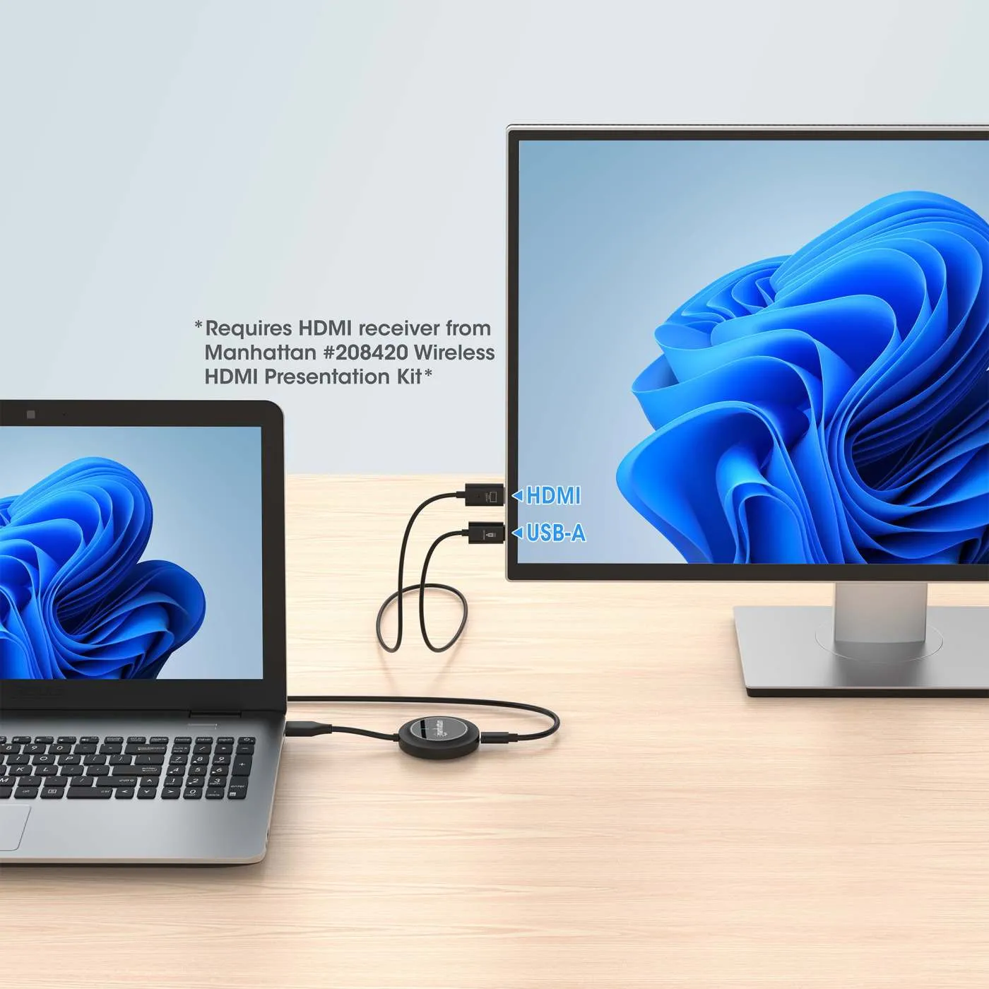 Manhattan adattatore HDMI wireless 1080p trasmettitore
