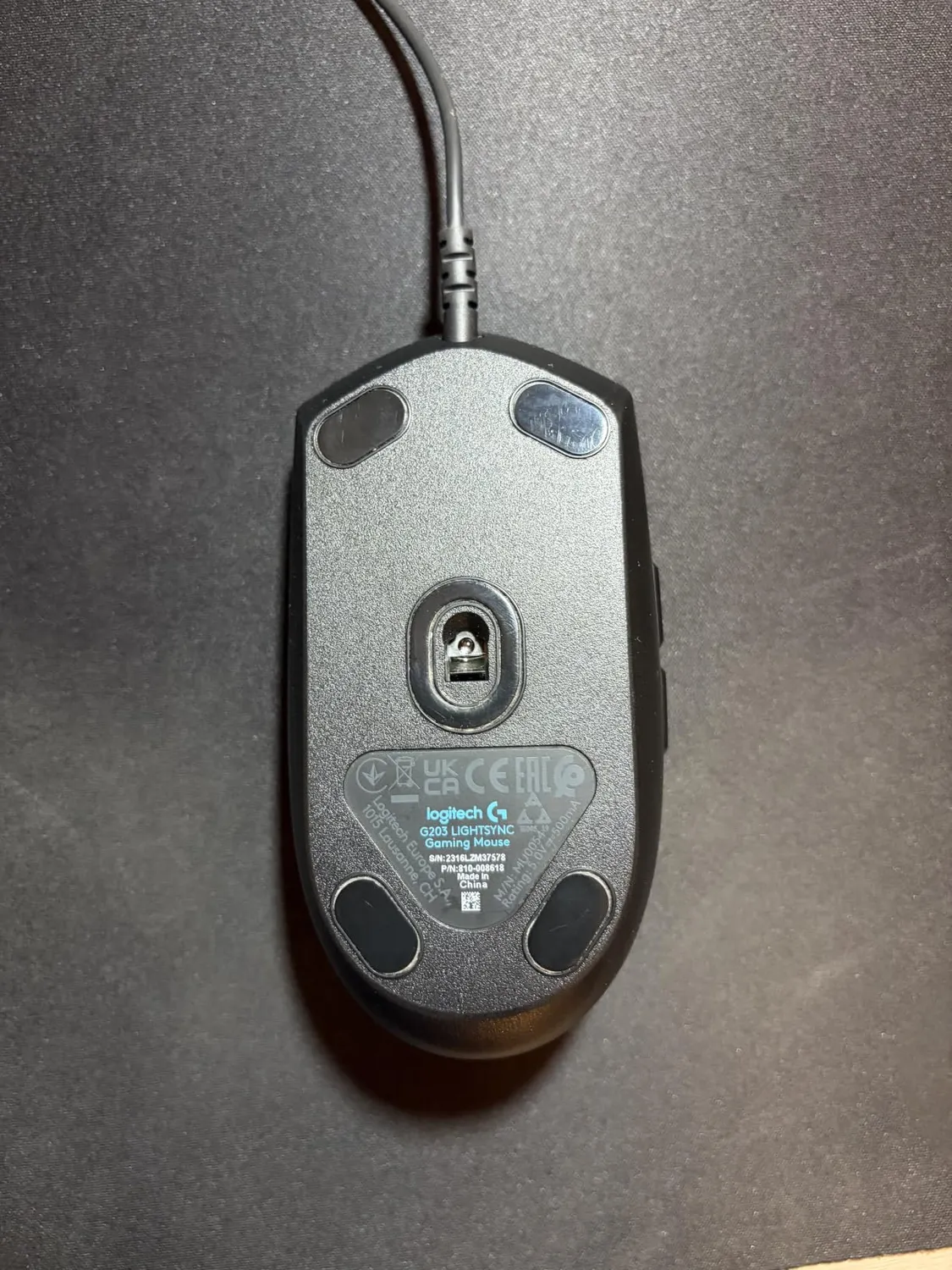 Logitech G G203 LIGHTSYNC mouse gaming nero 8000 DPI
