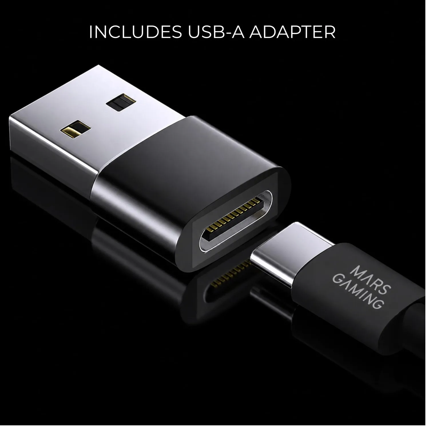 Mars Gaming MCA-100X2 Pack 2 Cavi USB-C 100W Nero