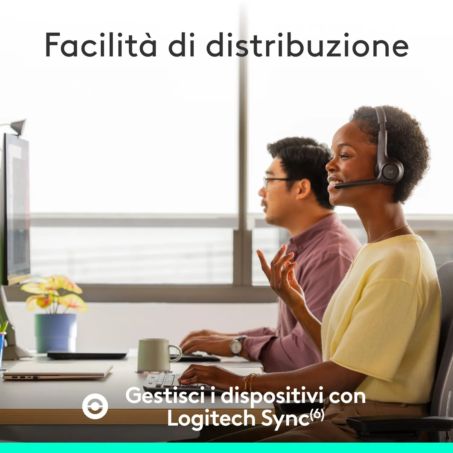 Logitech Zone 305 cuffia wireless UC ricevitore Bluetooth