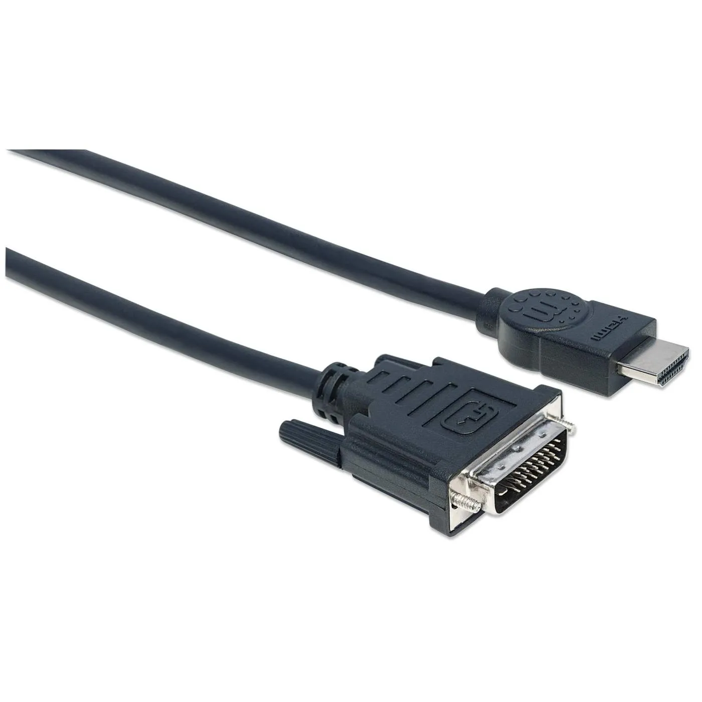 Manhattan Cavo HDMI-DVI-D 3 m Full HD Oro