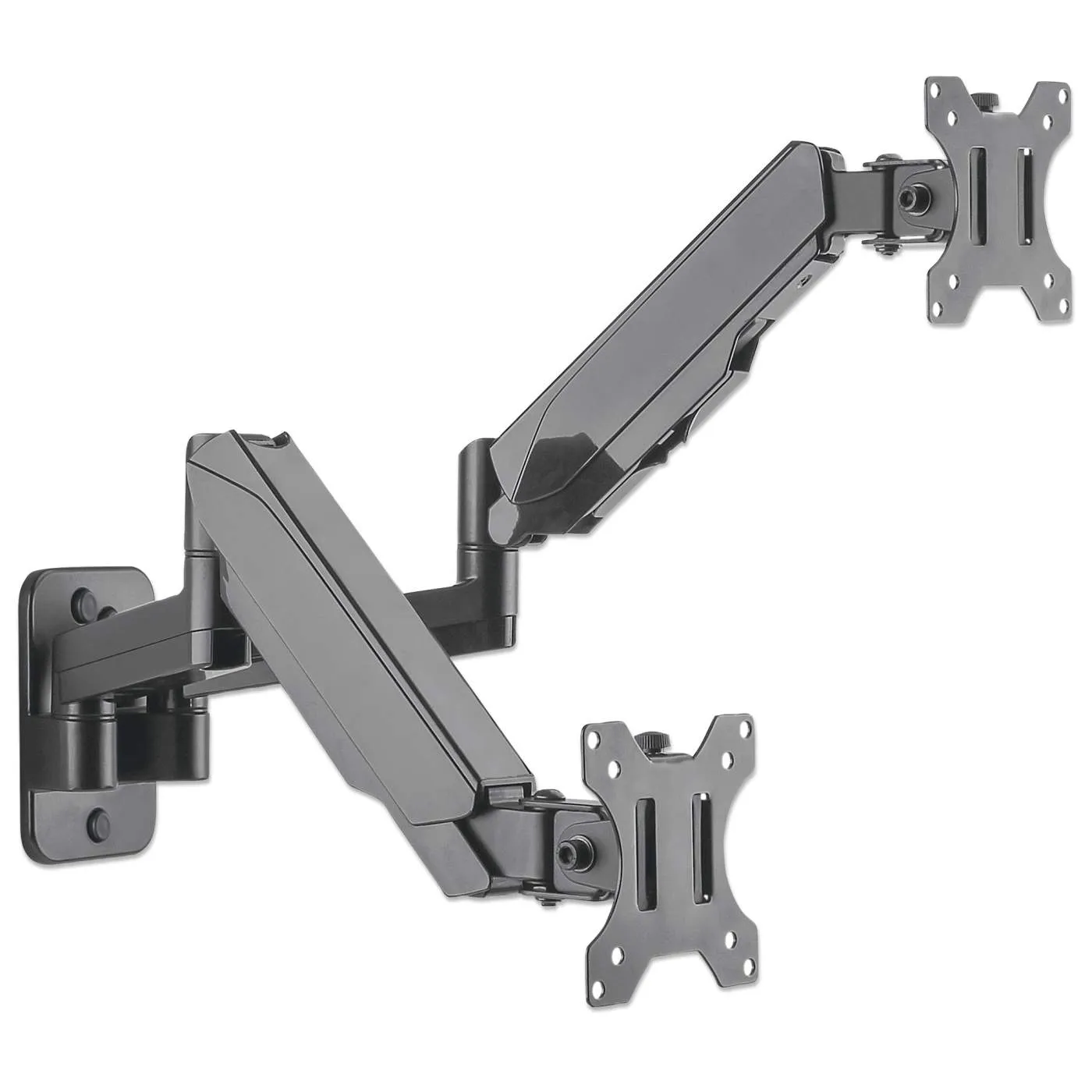 Manhattan supporto 2 monitor a muro 17-32" gas 8kg