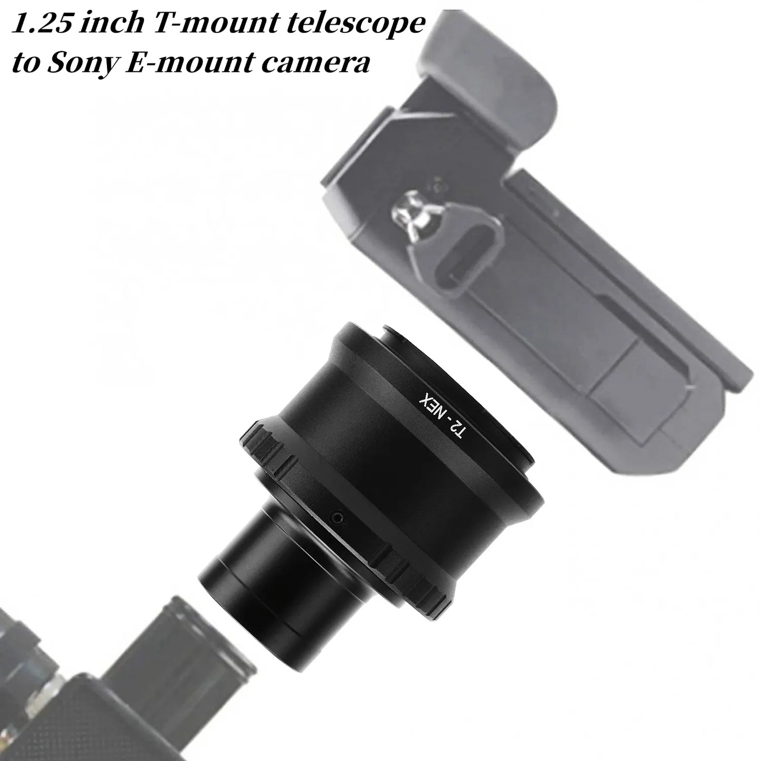 Zunate E-Mount anello adattatore telescopio a T