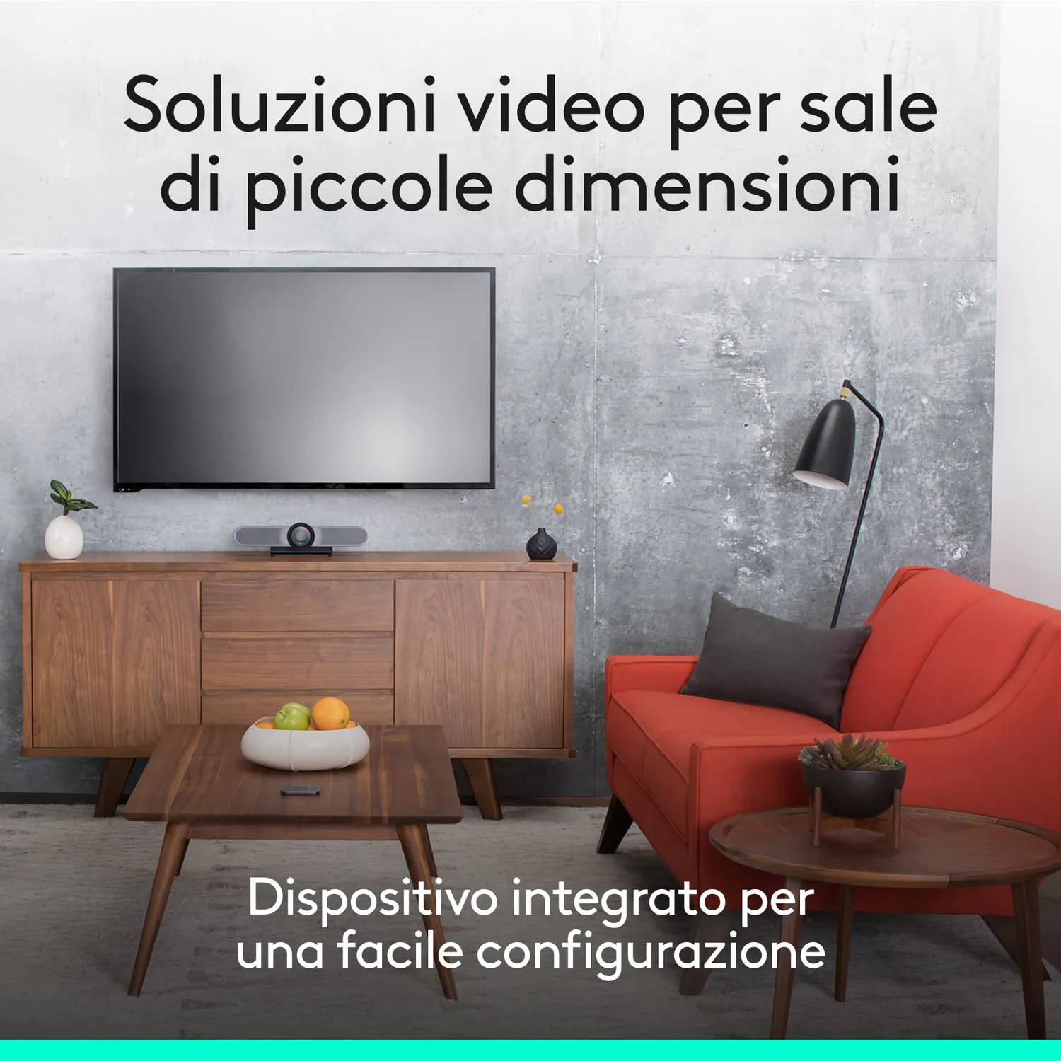 Logitech MeetUp videocamera conferenza 4K huddle room