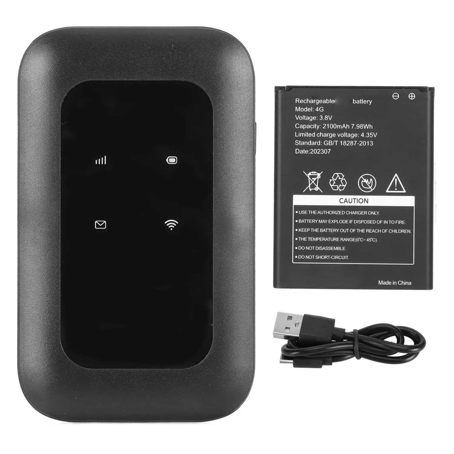 Zunate router WiFi portatile 4G 150Mbps 2100mAh 10 dispositivi