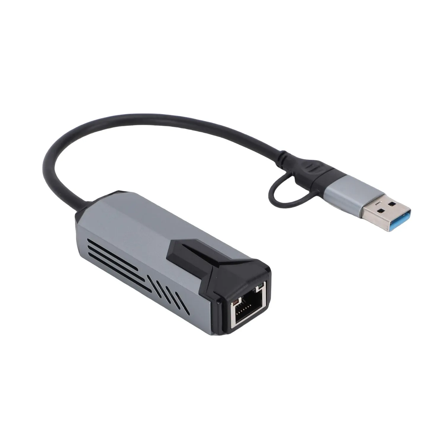Zunate adattatore USB Ethernet 5 Gbps RJ45 USB-C alluminio