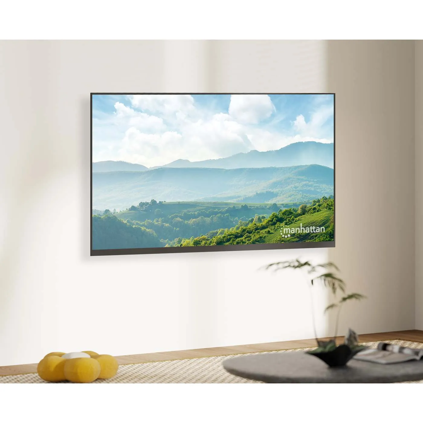 Manhattan Supporto TV a Muro 13-32" Inclinabile Nero