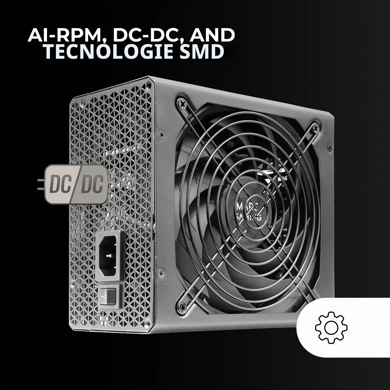 Mars Gaming MPB1000P alimentatore ATX 1000W modulare nero Gold