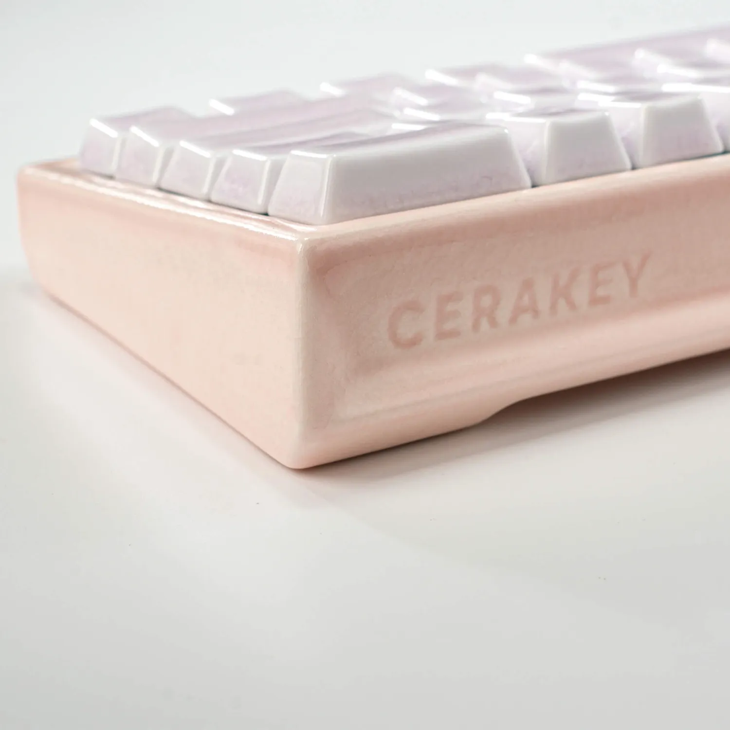 Cerakey Peak 60 kit tastiera ceramica Blue Crazed bundle
