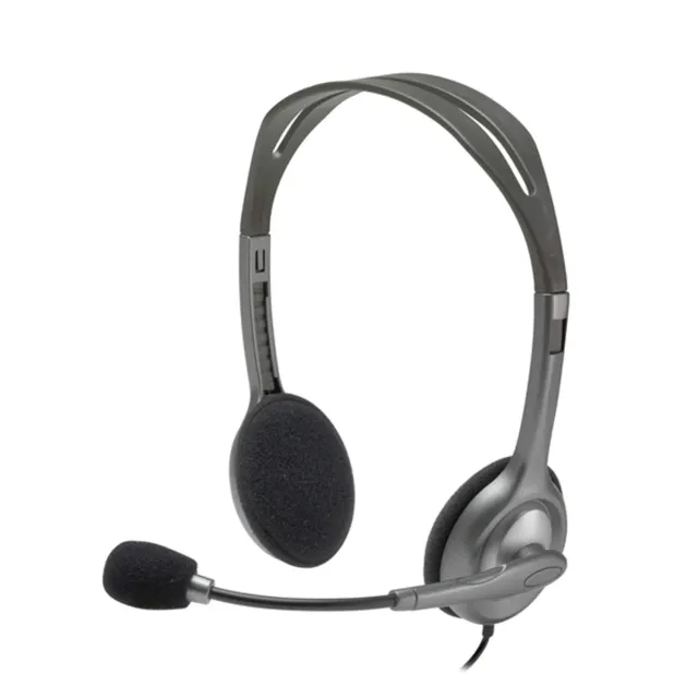 Logitech H111 Cuffie Cablate Jack 3.5mm Microfono Girevole