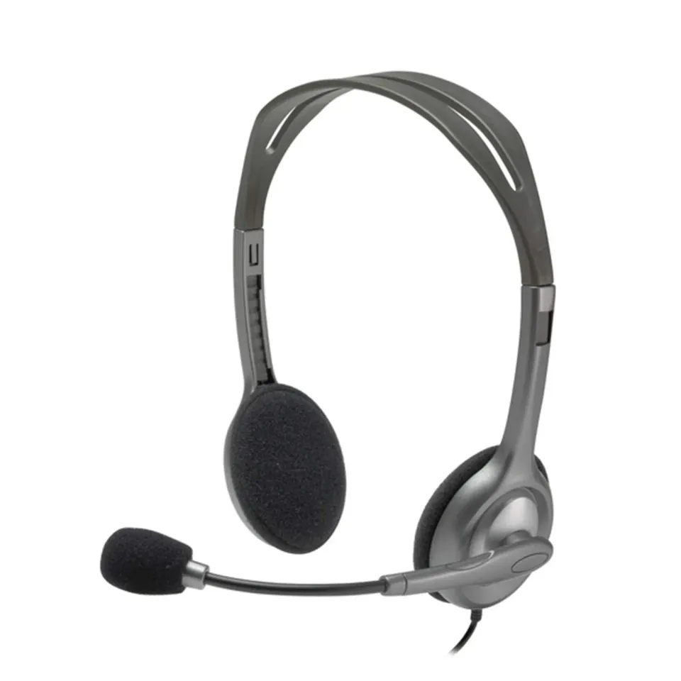 Logitech H111 Cuffie Cablate Jack 3.5mm Microfono Girevole