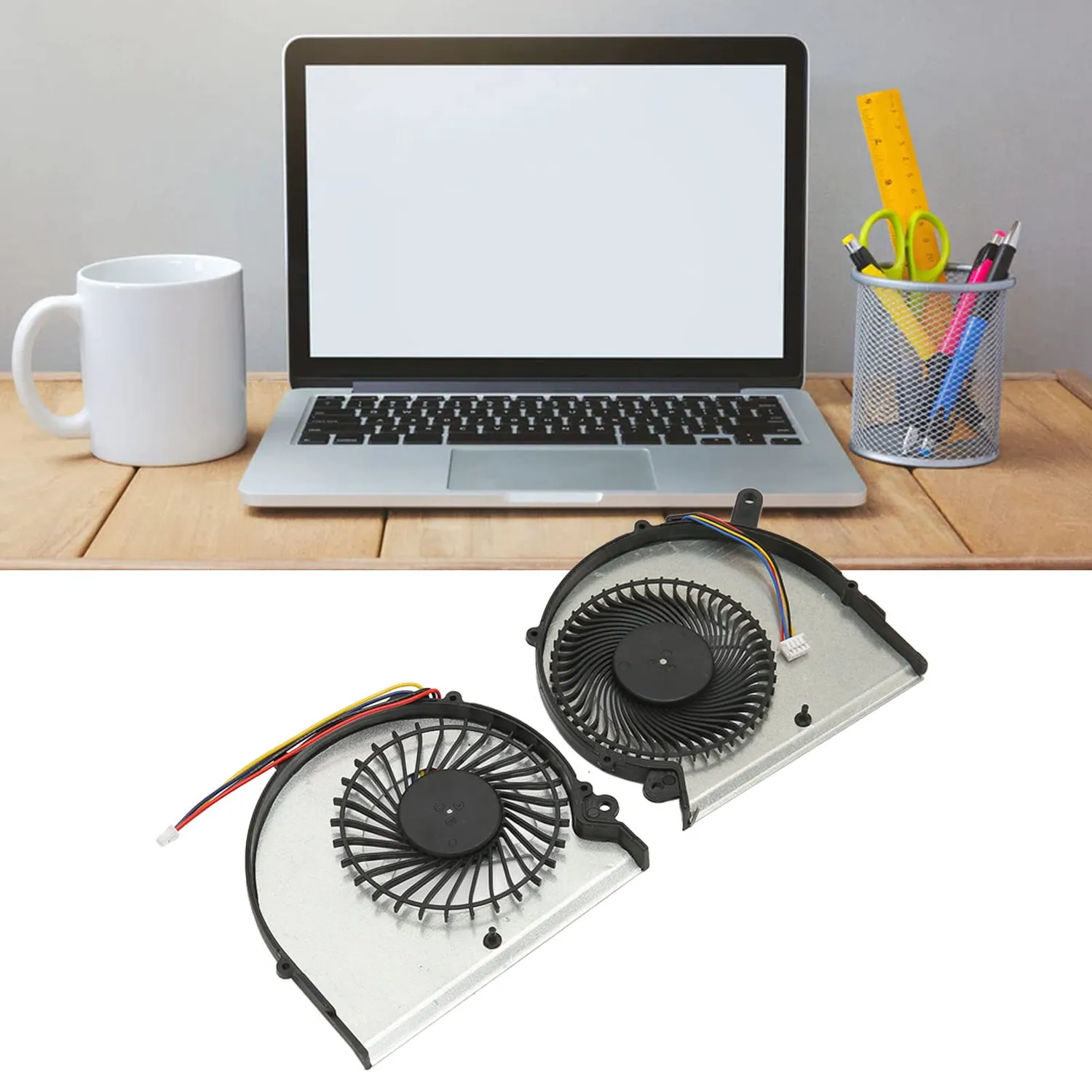Zunate Ventola CPU GPU 4 Pin per Aero 14 15 Ricambio