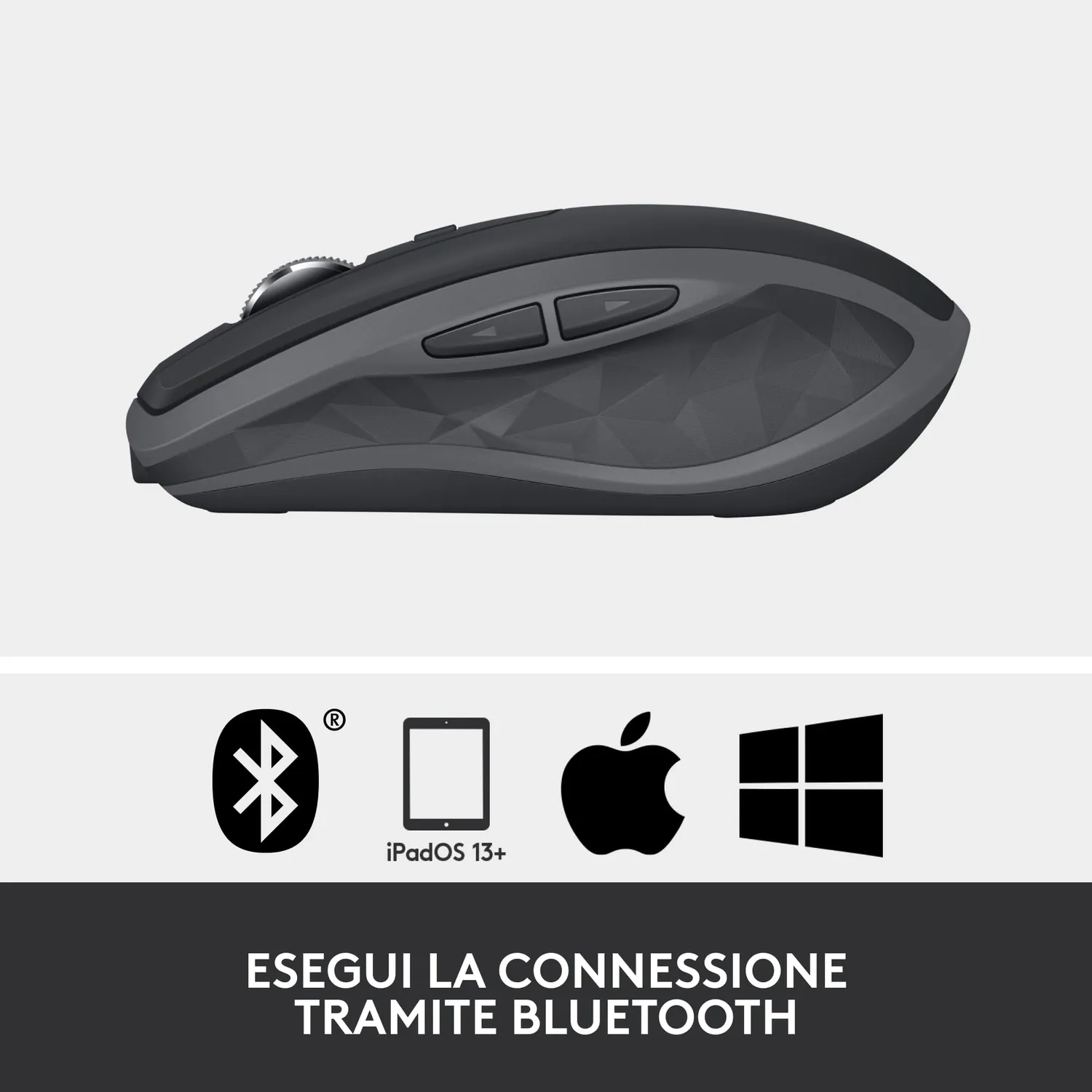 Logitech MX Anywhere 2S mouse wireless Bluetooth Darkfield