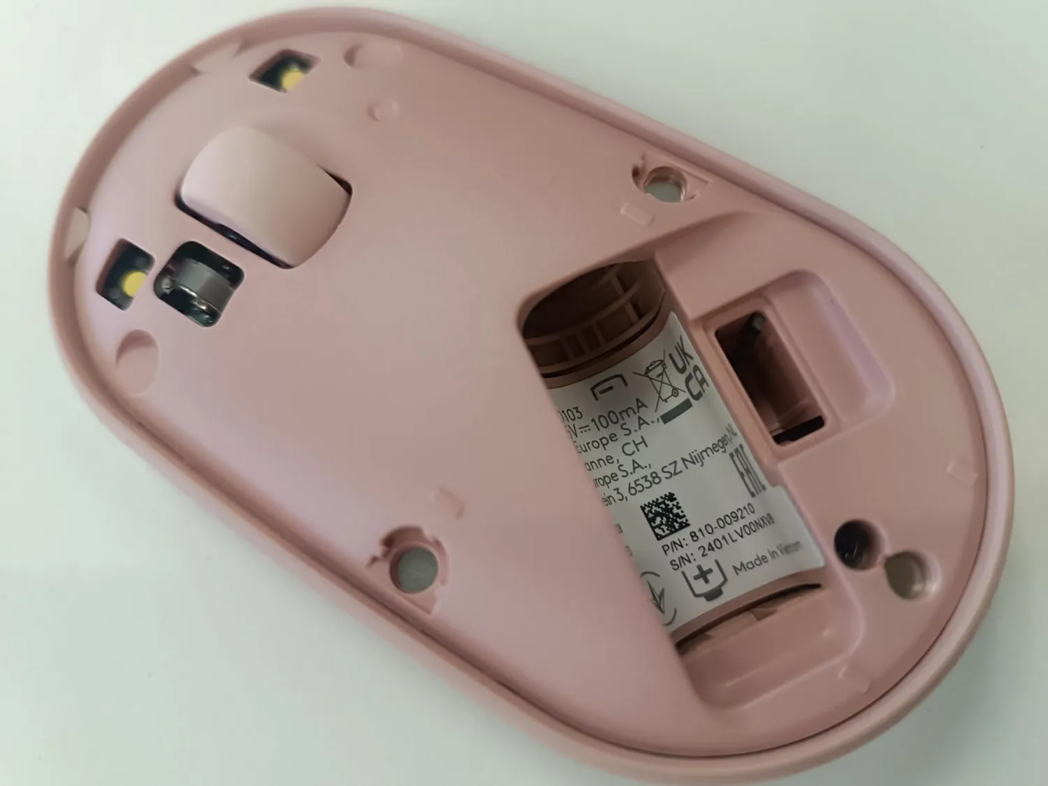 Logitech Pebble 2 M350s mouse bluetooth bianco silenzioso