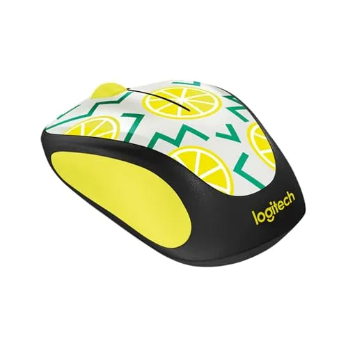 Logitech M238 mouse wireless lemon party collection
