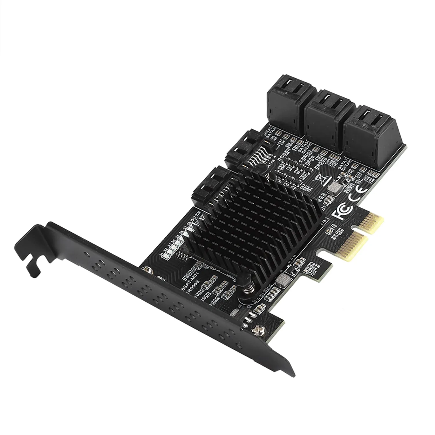 Zunate PCE8SAT-A01 Scheda Espansione SATA 8 porte 6Gbps PCIe