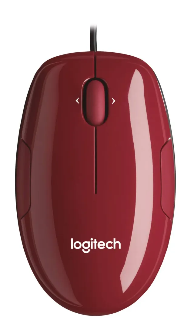Logitech M150 mouse con filo rosso laser
