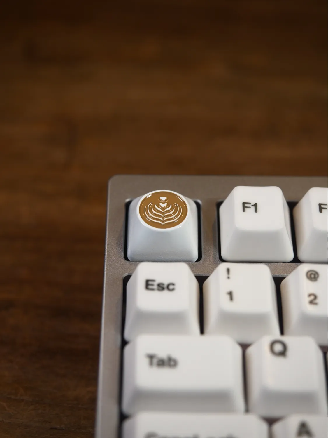 CoffeeKeys Latte artisan lega zinco smaltato