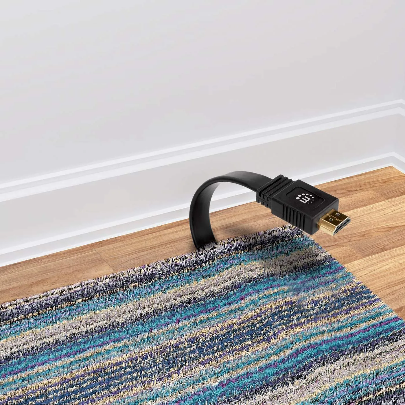 Manhattan Cavo HDMI Piatto 4K 5m Ethernet High Speed